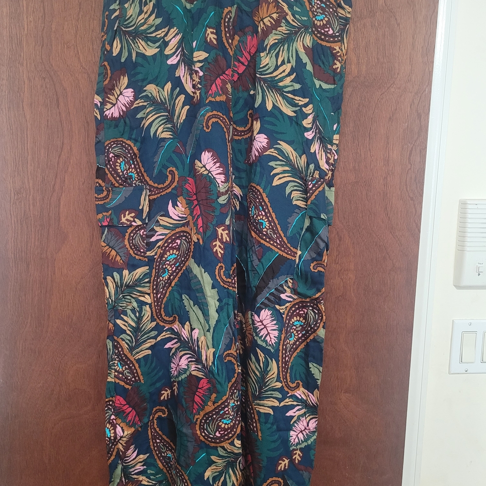 Nordstrom Multicolor Paisley Maxi Pants